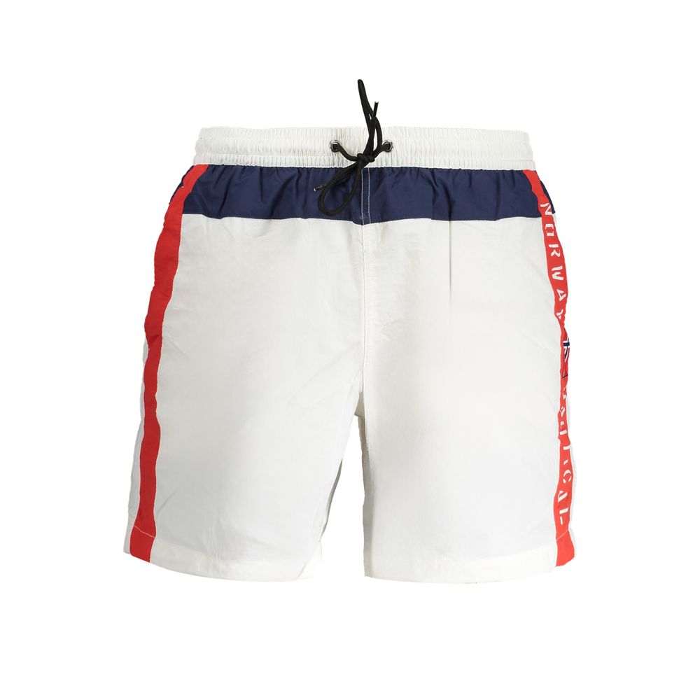 Norway 1963 White Polyester Swimwear